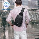 Eurcool Mens Shoulder Bag,Small Sling Messenger Bags,Water Repellent Cross Body Chest Bag,Running Hiking Biking Daypacks … - Image 2